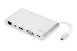 Digitus DIGITUS USB-C dockingstation Geschikt voor merk: Universeel Incl. laadfunctie