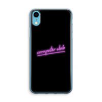 Vice Black: iPhone XR Transparant Hoesje