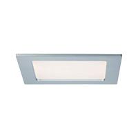 Paulmann 92080 inbouwpaneel LED hoek plafondlamp 12W licht 2700K warm wit LED paneel chroom mat IP44 spatwaterdicht inclusief lichtbron