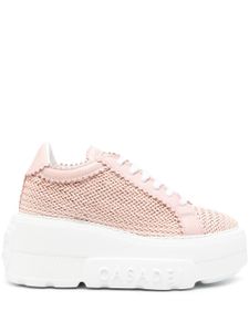 Casadei baskets Hanoi Nexus en cuir - Rose