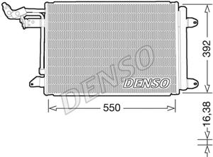 Condensor, airconditioning DENSO, u.a. für Seat, VW, Skoda, Audi