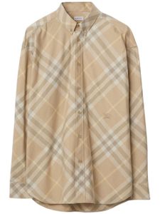 Burberry chemise en coton à motif Vintage Check - Tons neutres