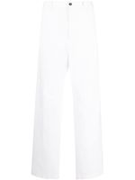 DSQUARED2 pantalon droit à logo imprimé - Blanc