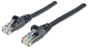 Intellinet 342070 RJ45 Netwerkkabel, patchkabel CAT 6 U/UTP 3.00 m Zwart 1 stuk(s)