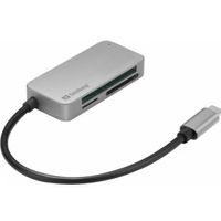 Sandberg 136-38 geheugenkaartlezer USB 3.2 Gen 1 (3.1 Gen 1) Type-C Zwart