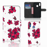 Honor 10 Lite Hoesje Blossom Red