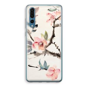 Japanse bloemen: Huawei P20 Pro Transparant Hoesje