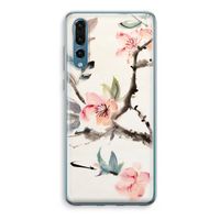 Japanse bloemen: Huawei P20 Pro Transparant Hoesje - thumbnail