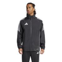 adidas Tiro 24 Regenjas Zwart Wit - thumbnail