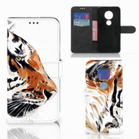 Hoesje Motorola Moto G7 | G7 Plus Watercolor Tiger - thumbnail