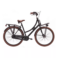 Avalon Cargo Dames 57cm R-brake Alu N7 mat-zw - thumbnail