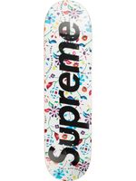 Supreme planche de skate Air Brushed Floral - Blanc