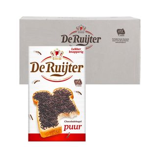 De Ruijter - Chocoladehagel puur - 18x 390g