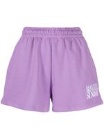 ROTATE BIRGER CHRISTENSEN short de sport à logo brodé - Violet