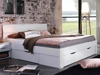 Bed FLASH 140x200 cm wit met lades