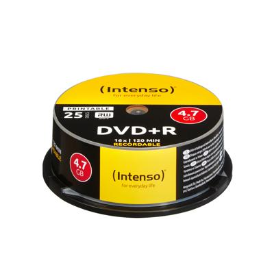Intenso 4811154 DVD+R disc 4.7 GB 25 stuk(s) Spindel Bedrukbaar