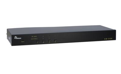 Inter-Tech KVM KS-3104 KVM-switch Rack-montage Zwart