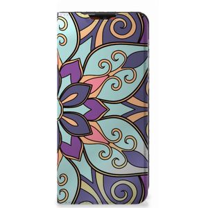 Motorola Moto E7 Power | E7i Power Smart Cover Purple Flower