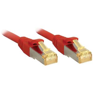 LINDY 47292 RJ45 Netwerkkabel, patchkabel CAT 6a (losse kabel CAT 7) S/FTP 1.00 m Rood 1 stuk(s)