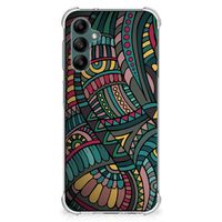 Samsung Galaxy A14 5G/4G Doorzichtige Silicone Hoesje Aztec