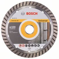 Bosch Accessoires Diamantdoorslijpschijf Standard for Universal Turbo 150 x 22,23 x 2,5 x 10 mm 1st - 2608602395