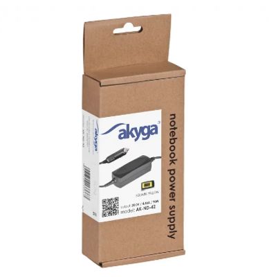 Akyga AK-ND-42 netvoeding & inverter Auto 90 W Zwart