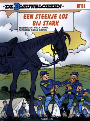Lambil De Blauwbloezen 51 Een steekje los bij stark Lambil De Blauwbloezen 51 Een steekje los bij stark