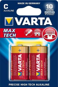 Varta LONGLIFE Max Power C Bli 2 C batterij (baby) Alkaline 1.5 V 7800 mAh 2 stuk(s)