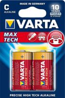 Varta LONGLIFE Max Power C Bli 2 C batterij (baby) Alkaline 1.5 V 7800 mAh 2 stuk(s) - thumbnail