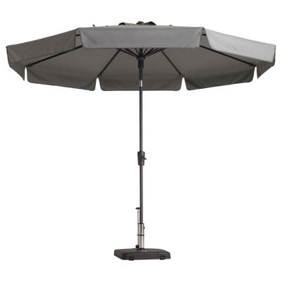 Madison Parasol Flores Luxe rond 300 cm lichtgrijs Madison Parasol Flores Luxe rond 300 cm lichtgrijs
