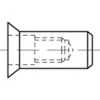 TOOLCRAFT TO-5444307 Popmoer M6 Staal 500 stuk(s)