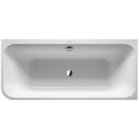 Duravit Happy d.2 bad half vrijstaand 180x80cm wit mat antraciet 700450800000000 - thumbnail