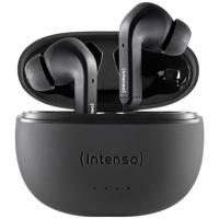 Intenso T300A In Ear headset Bluetooth Stereo Zwart Noise Cancelling Indicator voor batterijstatus, Headset, Oplaadbox, Touchbesturing - thumbnail