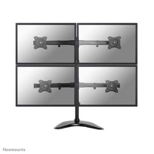 Neomounts NM-D335D4BLACK bureausteun voor flatscreens