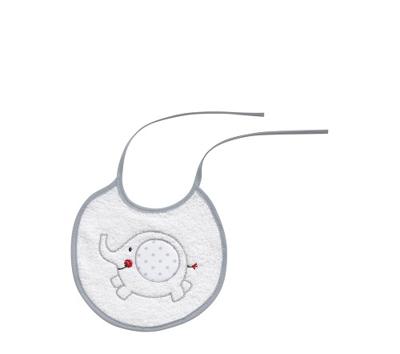 Interbaby slabbetje Olifant junior 20 x 20 cm katoen Interbaby slabbetje Olifant junior 20 x 20 cm katoen