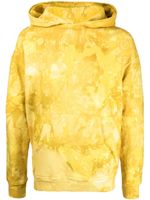 Alchemist hoodie en coton à imprimé tie-dye - Jaune