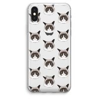 It's a Purrr Case: iPhone XS Max Transparant Hoesje