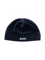 BOSS Kidswear bonnet à logo brodé - Bleu - thumbnail