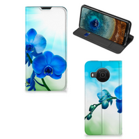 Nokia X20 | X10 Smart Cover Orchidee Blauw - Cadeau voor je Moeder - thumbnail