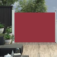 VidaXL Tuinscherm uittrekbaar 117x500 cm rood