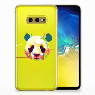 Samsung Galaxy S10e Telefoonhoesje met Naam Panda Color