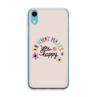 Happy days: iPhone XR Transparant Hoesje - thumbnail