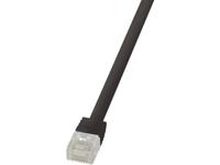 LogiLink CF2073U RJ45 Netwerkkabel, patchkabel CAT 6 U/UTP 5.00 m Zwart Zeer flexibel 1 stuk(s)