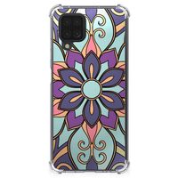 Samsung Galaxy A12 Case Purple Flower