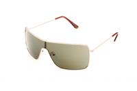 Kost zonnebril heren rechthoekig goud/groen(20 027)