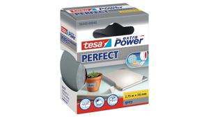 tesa PERFECT 56343-00040-03 Textieltape tesa extra Power Grijs (l x b) 2.75 m x 38 mm 1 stuk(s)