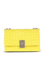 Balmain petit sac porté épaule Soft en cuir - Jaune