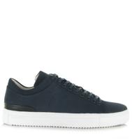 BLACKSTONE Blackstone - PM56 Mitchell Blauw Leer Lage sneakers Heren