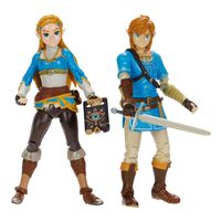 The Legend of Zelda Action Figure 2-Pack Princess Zelda, Link 10 cm