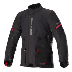 ALPINESTARS Monteira Drystar XF Jacket, Textiel motorjas heren, Zwart-Helder Rood